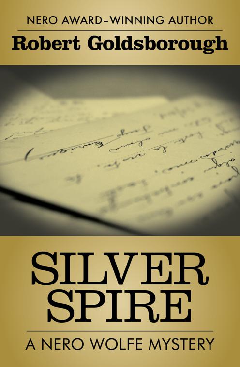 Silver Spire, The Nero Wolfe Mysteries