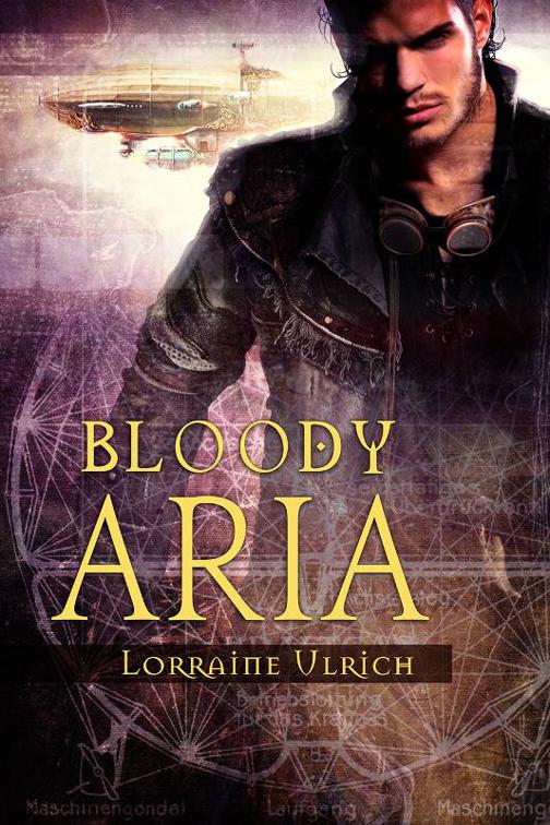 This image is the cover for the book Bloody Aria, The Laitha Chronicles