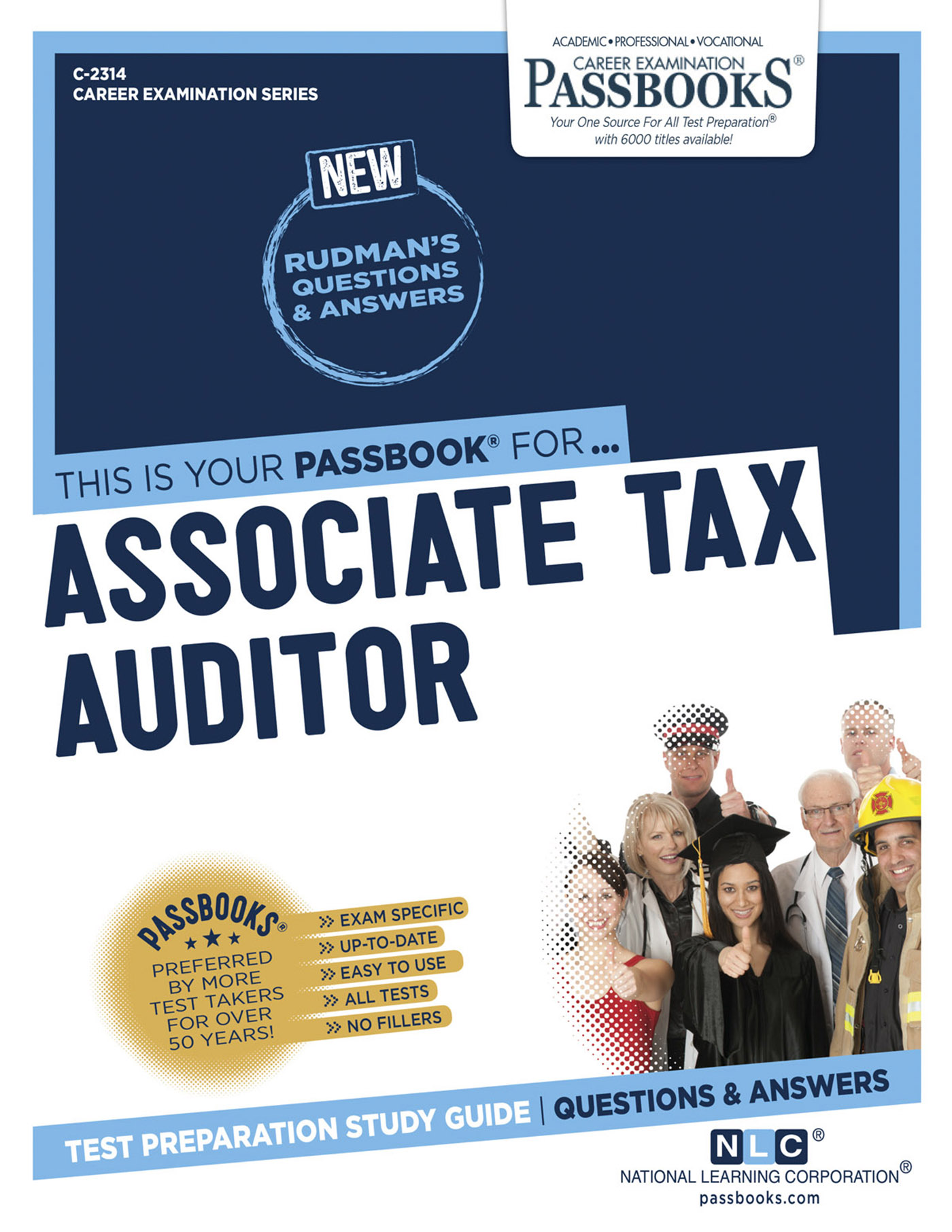 This image is the cover for the book Associate Tax Auditor, Career Examination Series