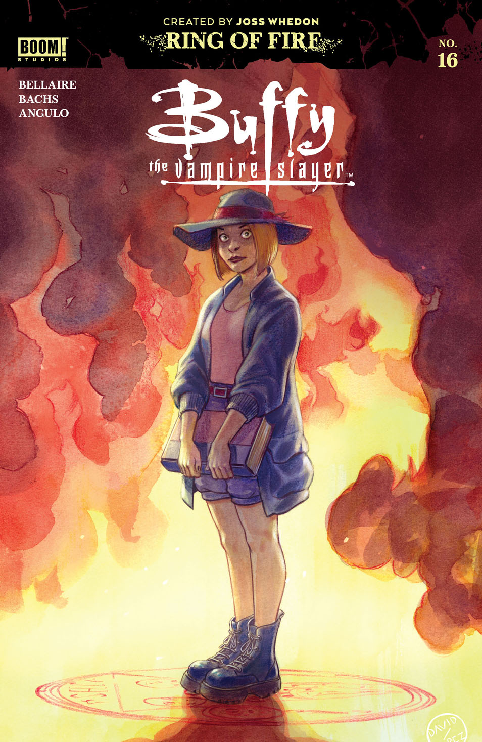 This image is the cover for the book Buffy the Vampire Slayer #16, Buffy the Vampire Slayer