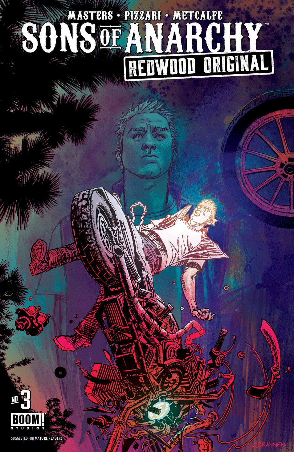 This image is the cover for the book Sons of Anarchy Redwood Original #3, Sons of Anarchy Redwood Original