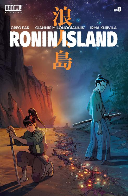 This image is the cover for the book Ronin Island #8, Ronin Island