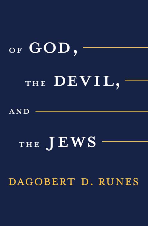 Of God the Devil and the Jews
