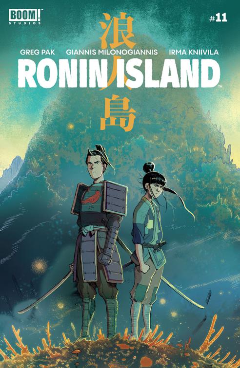 This image is the cover for the book Ronin Island #11, Ronin Island