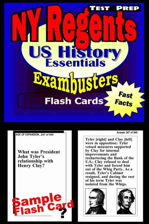 NY Regents United States History Test Prep Review--Exambusters Flashcards, Exambusters Regents