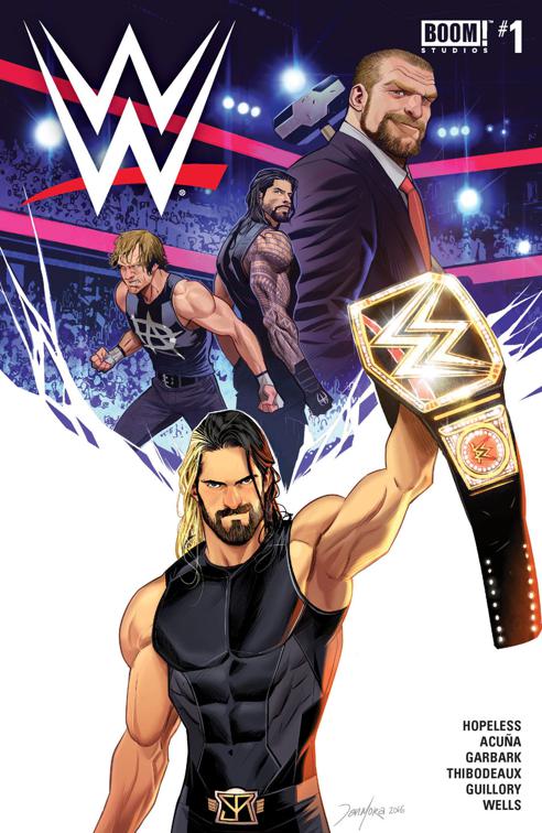 This image is the cover for the book WWE #1, WWE