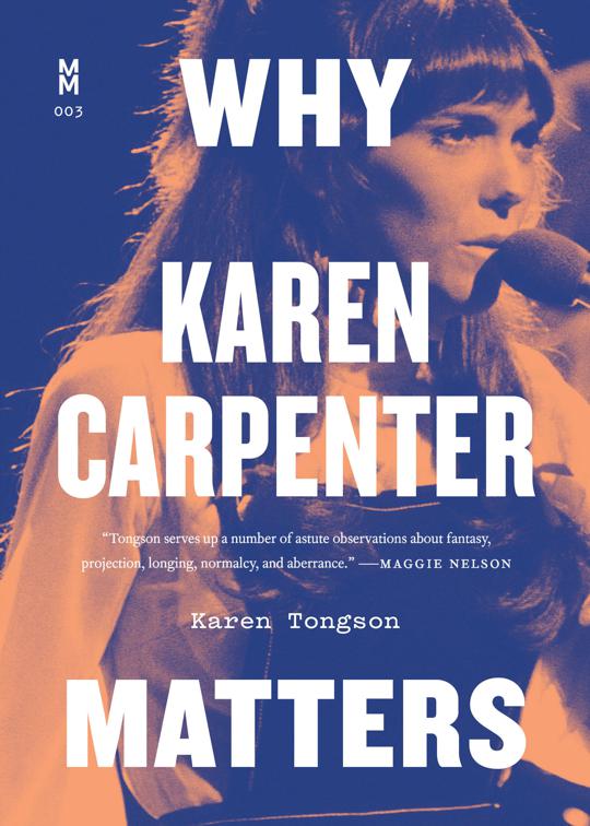 Why Karen Carpenter Matters, Music Matters