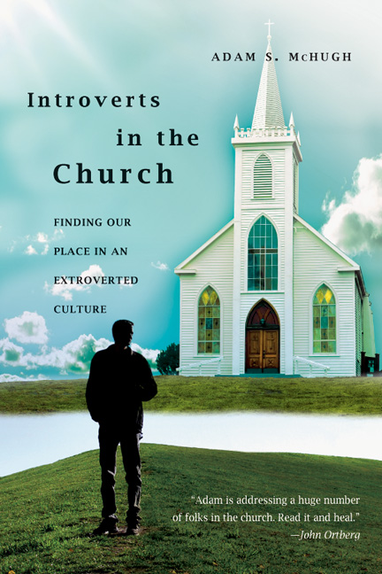 This image is the cover for the book Introverts in the Church