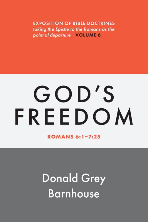 Romans, vol 6: God&#x27;s Freedom