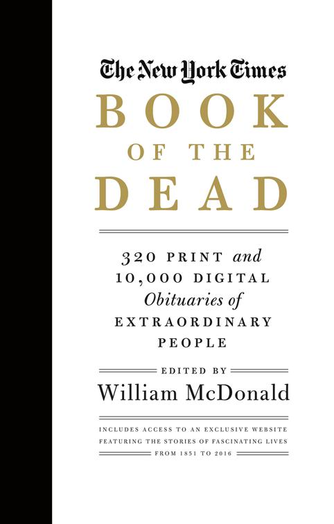 New York Times Book of the Dead