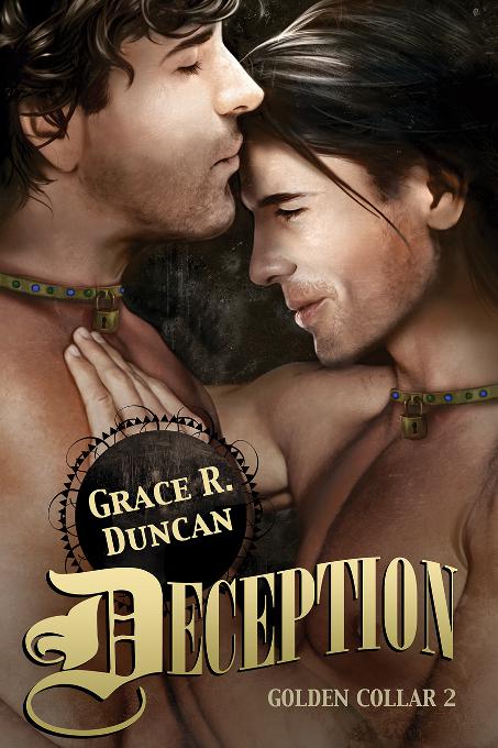 This image is the cover for the book Deception, Golden Collar