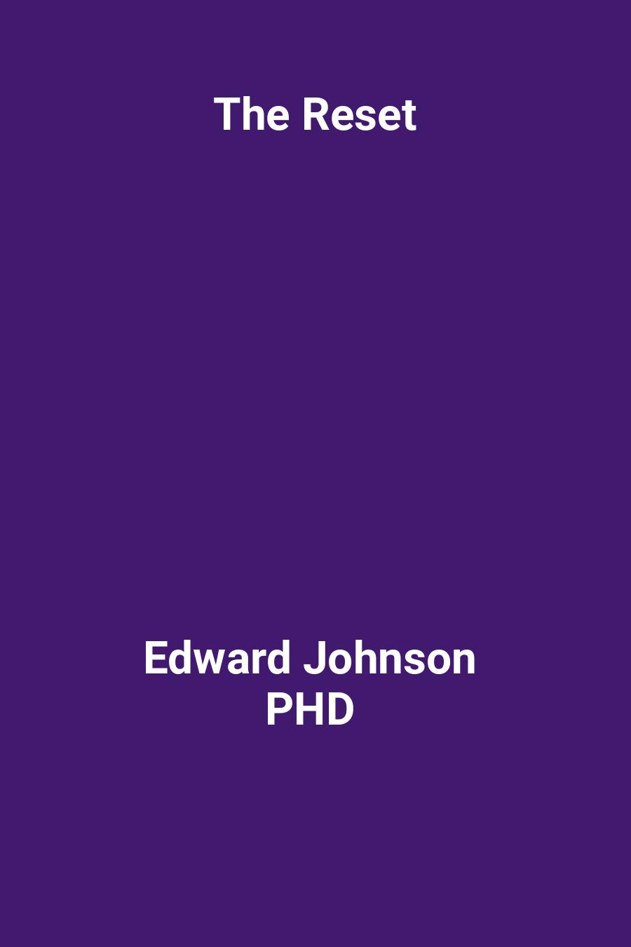 This image is the cover for the book The Reset