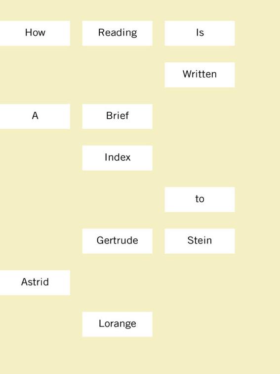How Reading Is Written