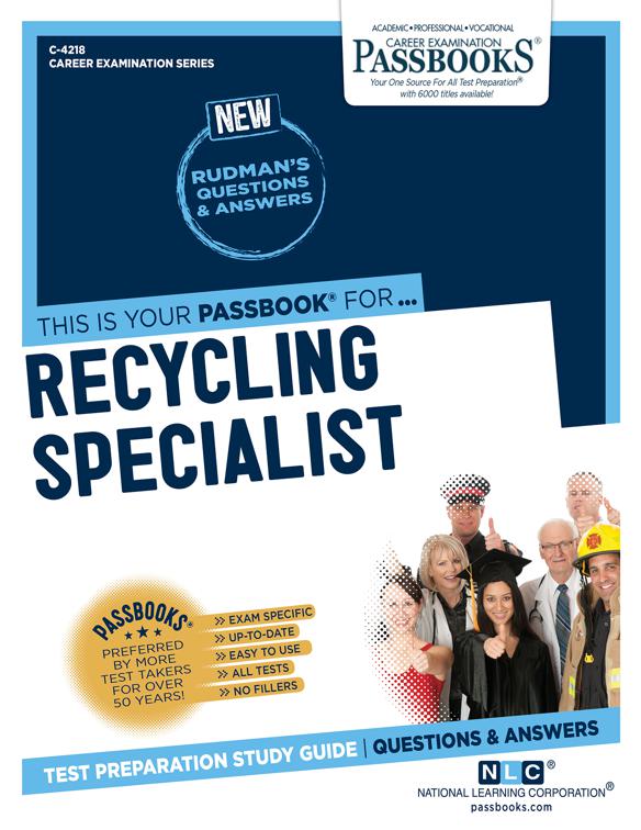 Recycling Specialist, Career Examination Series
