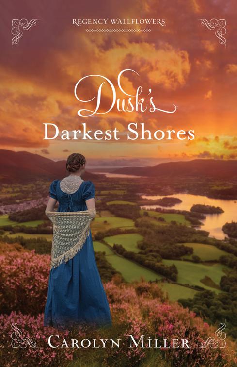 This image is the cover for the book Dusk's Darkest Shore, Regency Wallflowers