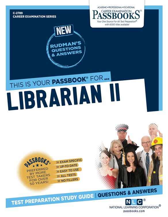 This image is the cover for the book Librarian II, Career Examination Series