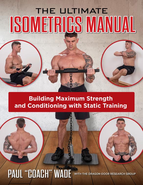 This image is the cover for the book The Ultimate Isometrics Manual