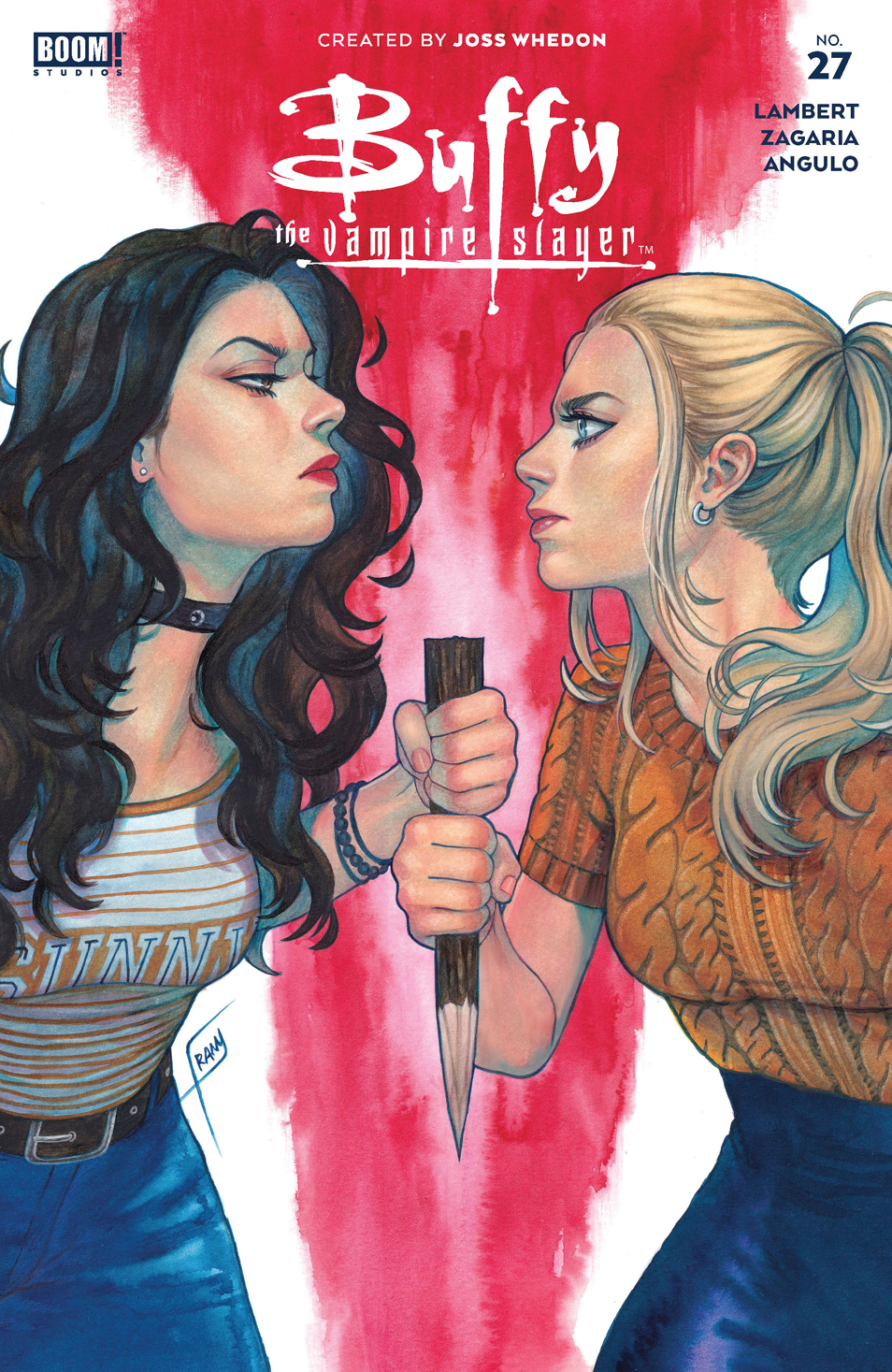 This image is the cover for the book Buffy the Vampire Slayer #27, Buffy the Vampire Slayer