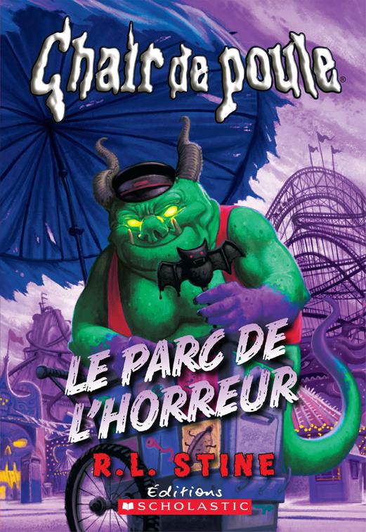 This image is the cover for the book Classic Goosebumps: One Day at Horrorland, Chair de poule