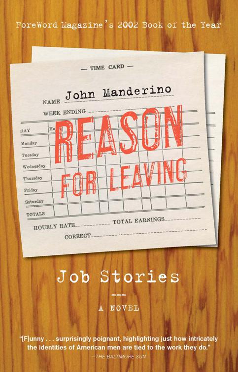 This image is the cover for the book Reason for Leaving
