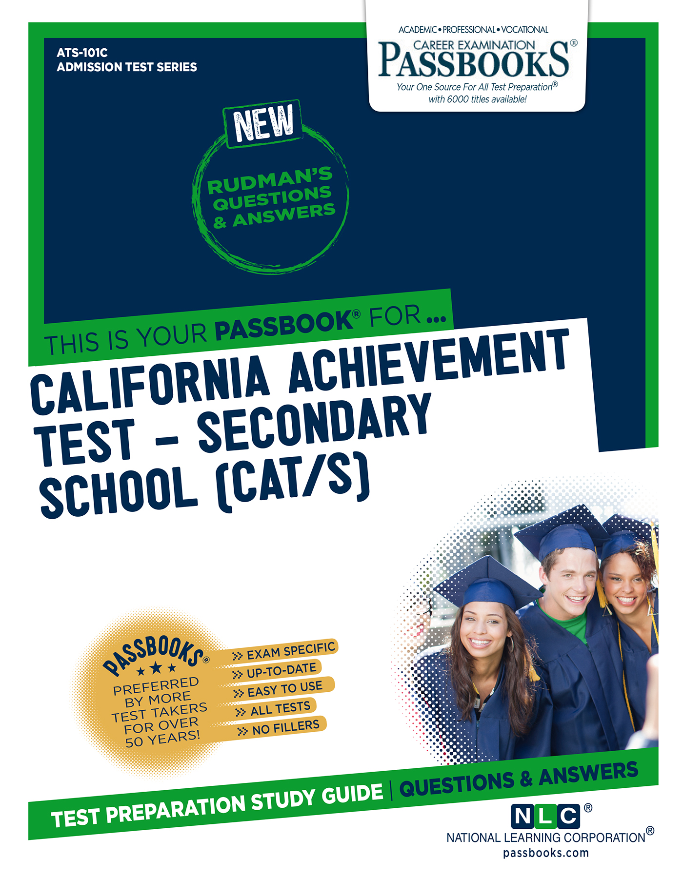 CALIFORNIA ACHIEVEMENT TEST – SECONDARY SCHOOL (CAT/S), Admission Test Series