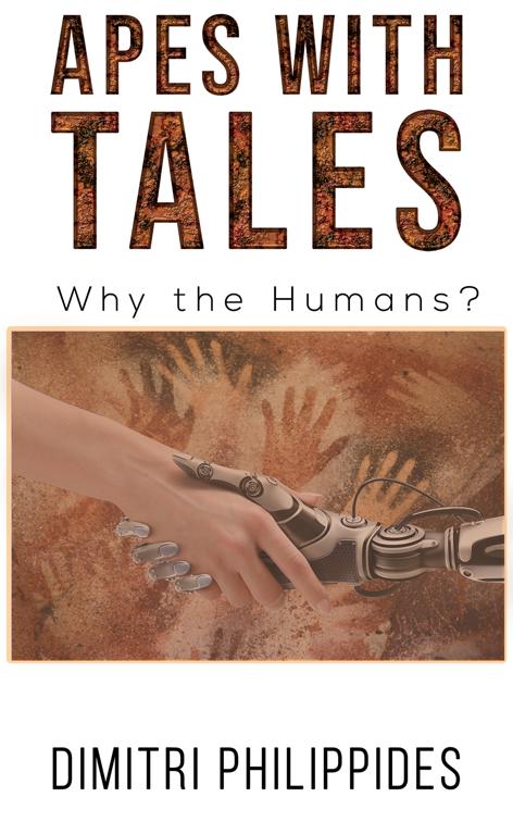 This image is the cover for the book Apes with Tales