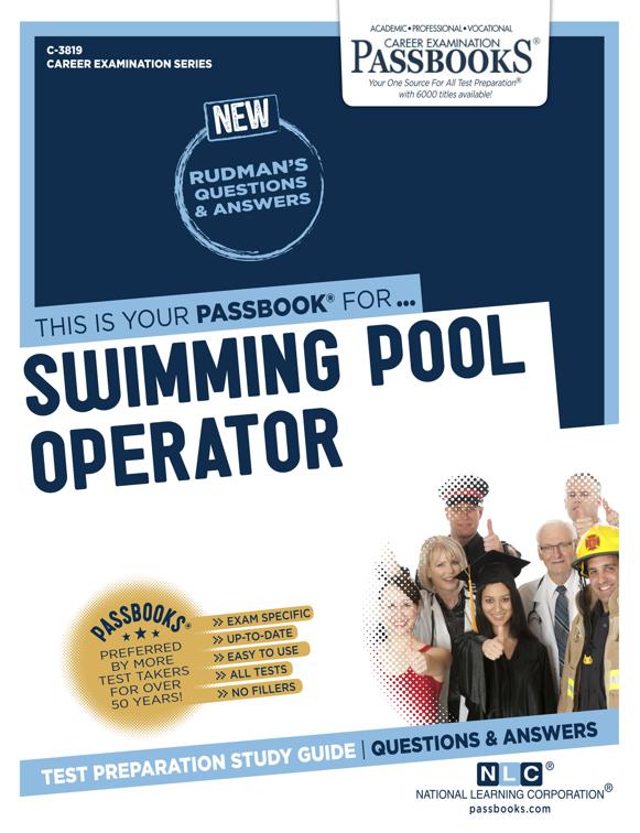 Swimming Pool Operator, Career Examination Series