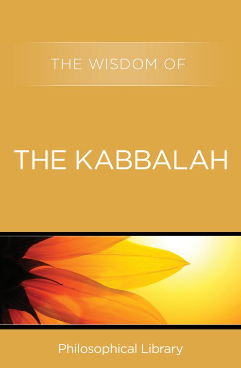 This image is the cover for the book Wisdom of the Kabbalah, Wisdom