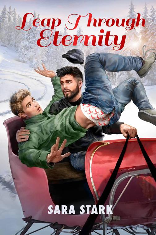 This image is the cover for the book Leap Through Eternity, 2015 Advent Calendar - Sleigh Ride