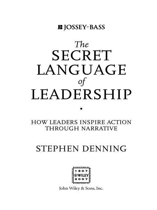 Secret Language of Leadership