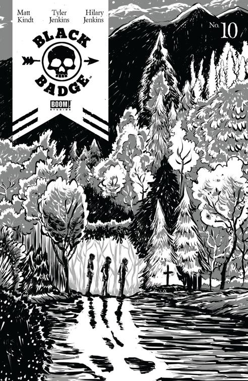 This image is the cover for the book Black Badge #10, Black Badge