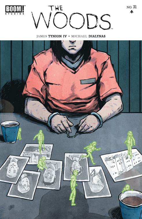 This image is the cover for the book The Woods #31, The Woods
