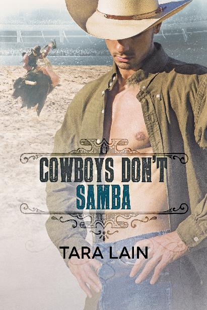 This image is the cover for the book Cowboys Don't Samba, Cowboys Don't