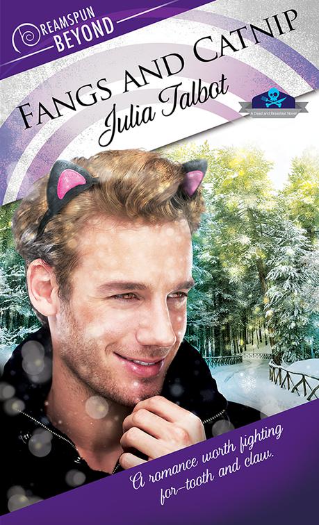 This image is the cover for the book Fangs and Catnip, Dreamspun Beyond