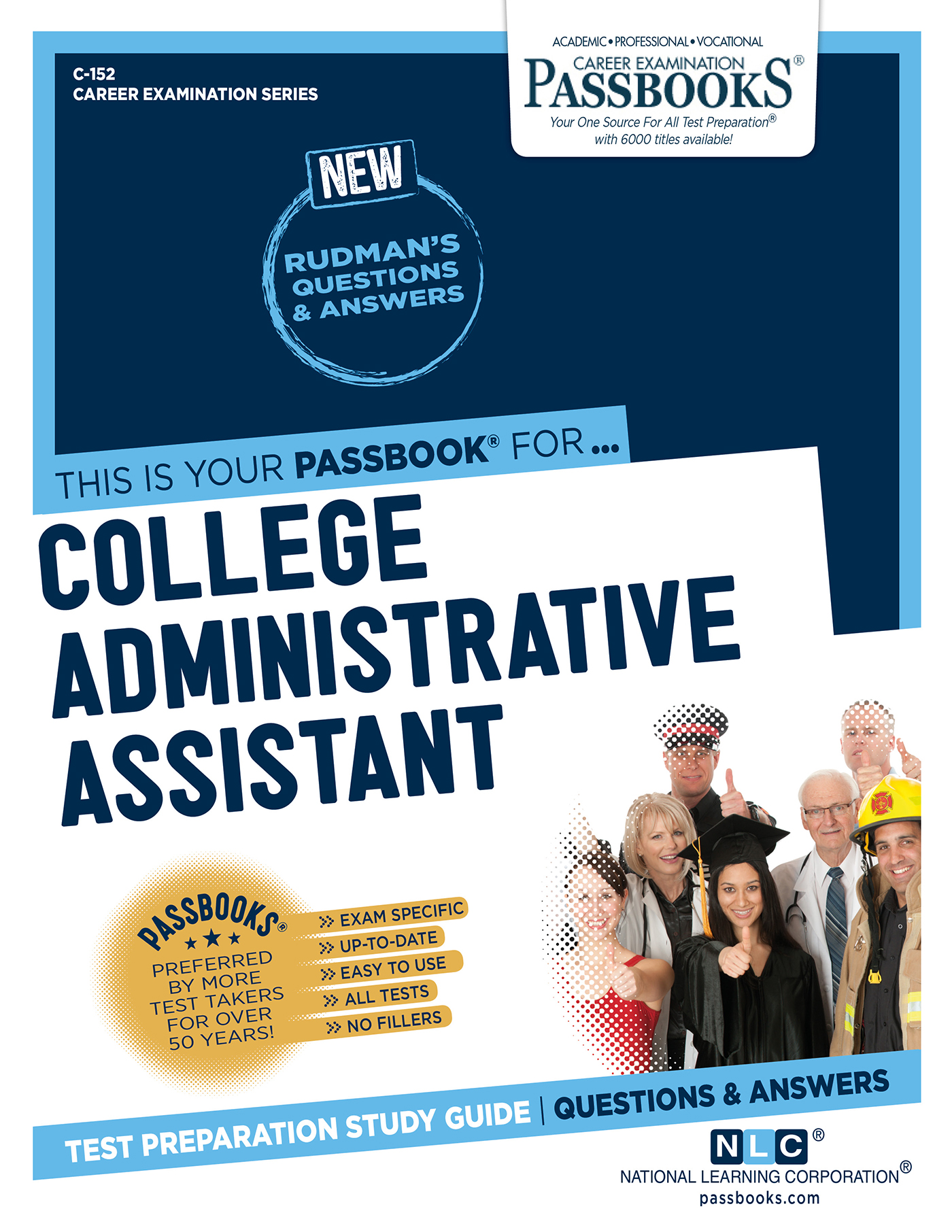 College Administrative Assistant, Career Examination Series