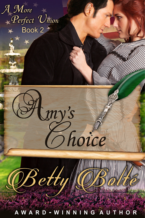 This image is the cover for the book Amy's Choice (A More Perfect Union Series, Book 2), A More Perfect Union Series