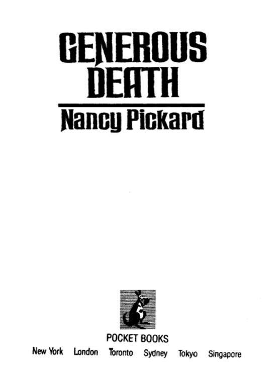 Generous Death, The Jenny Cain Mysteries