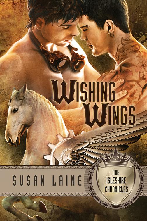 This image is the cover for the book Wishing Wings, Isleshire Chronicles