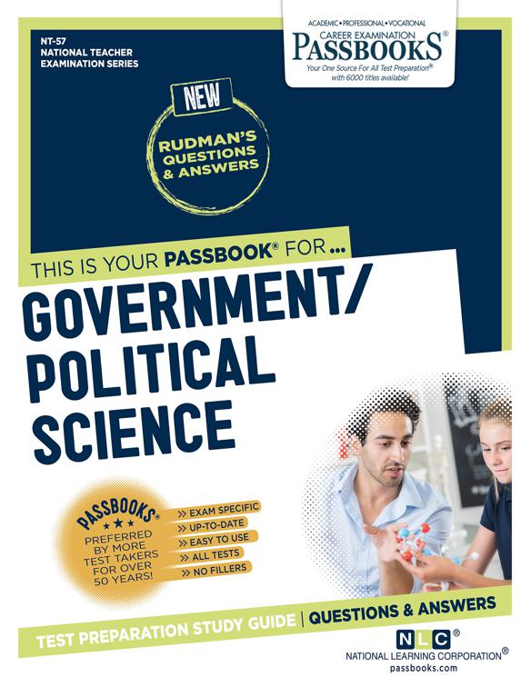 GOVERNMENT/POLITICAL SCIENCE, National Teacher Examination Series (NTE)