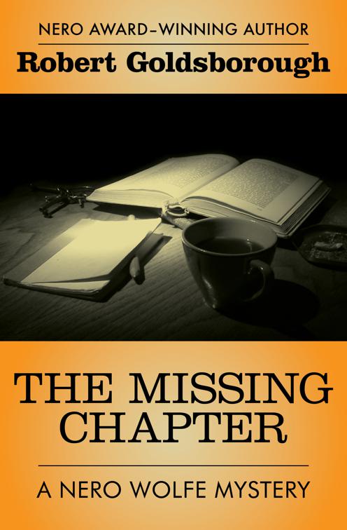 Missing Chapter, The Nero Wolfe Mysteries