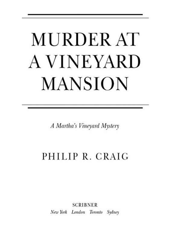 This image is the cover for the book Murder at a Vineyard Mansion, Martha's Vineyard Mysteries