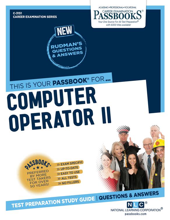 This image is the cover for the book Computer Operator II, Career Examination Series