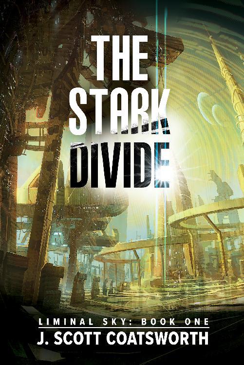 This image is the cover for the book The Stark Divide, Liminal Sky