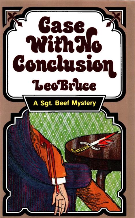 This image is the cover for the book Case with No Conclusion, Sergeant Beef Series