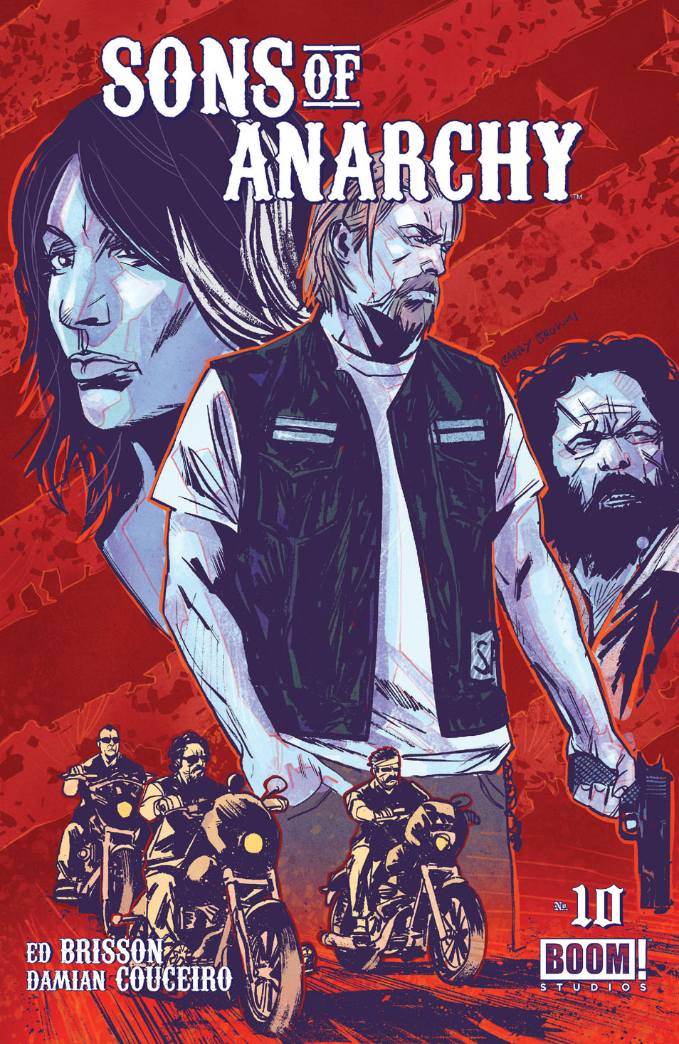 This image is the cover for the book Sons of Anarchy #10, Sons of Anarchy