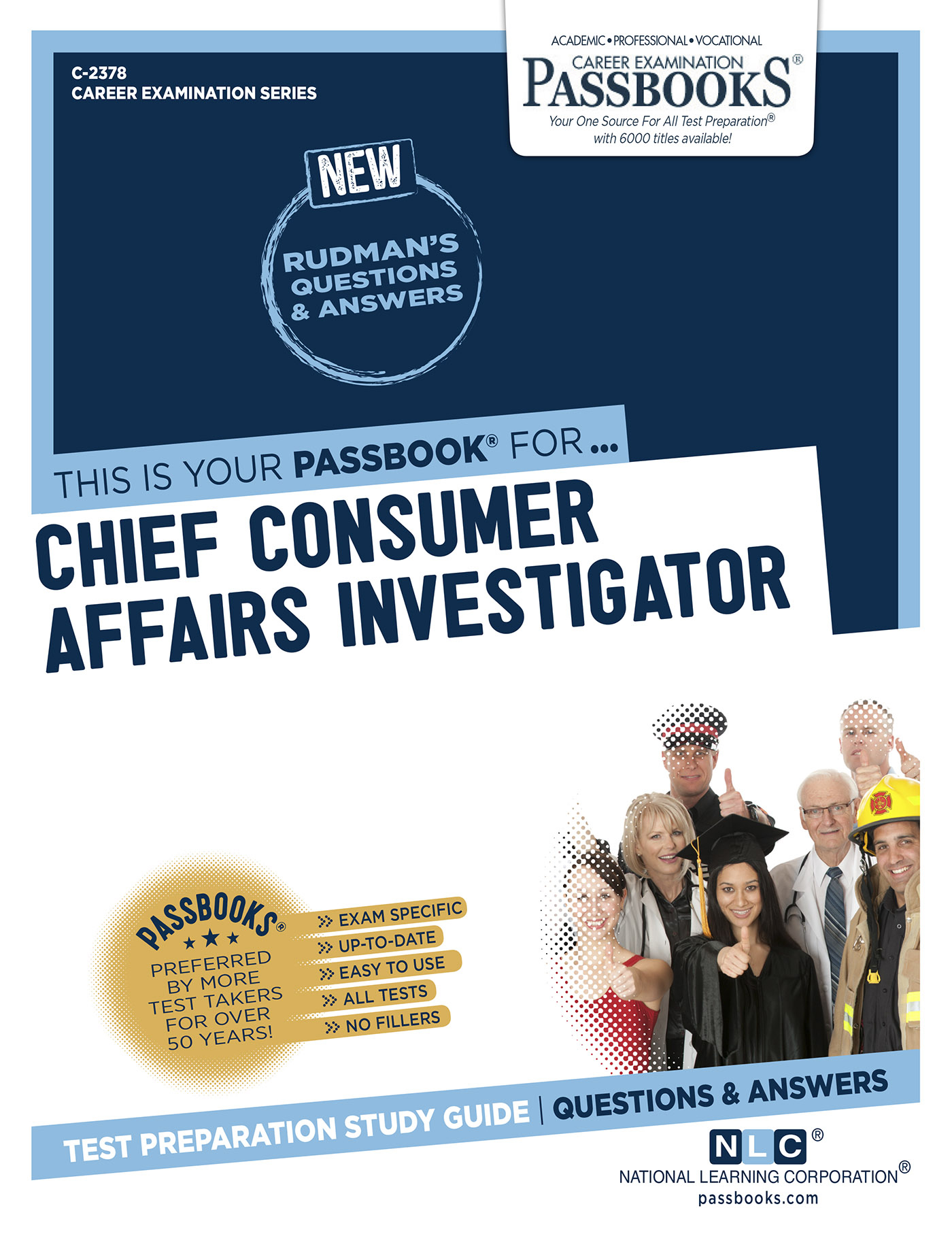 Chief Consumer Affairs Investigator, Career Examination Series