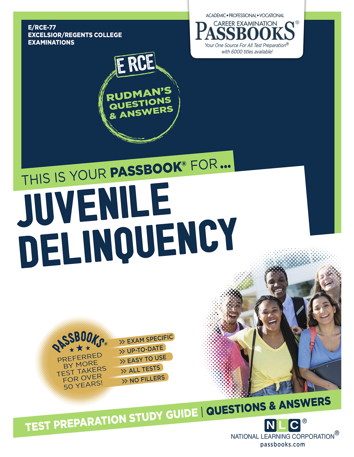 This image is the cover for the book Juvenile Delinquency, Excelsior/Regents College Examination Series