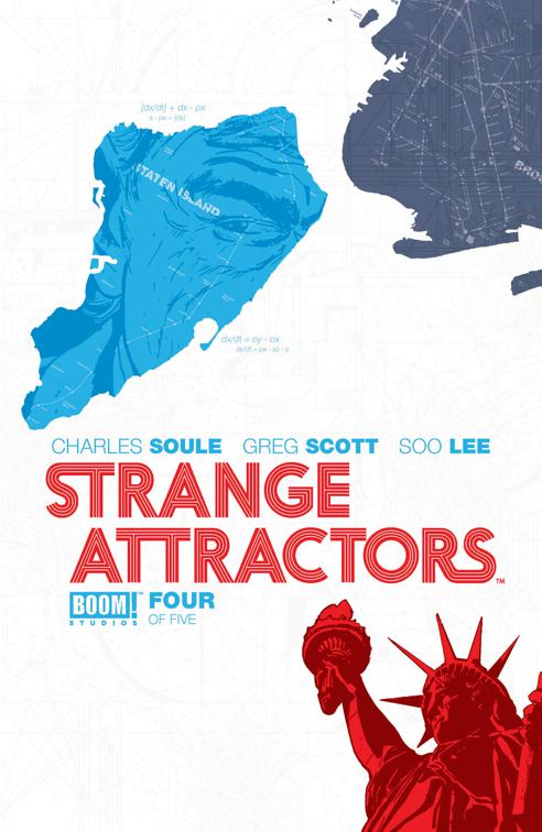 This image is the cover for the book Strange Attractors #4, Strange Attractors