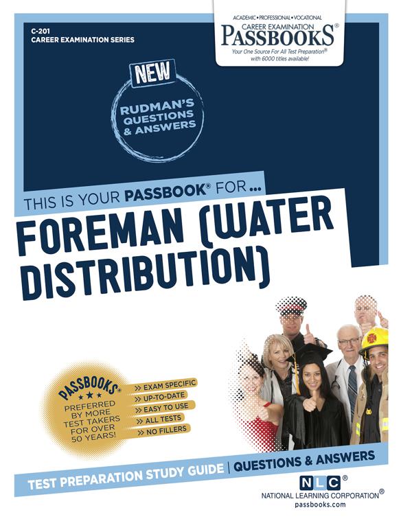 Foreman (Water Distribution), Career Examination Series