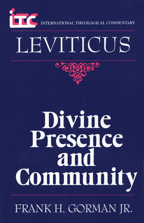 Leviticus, International Theological Commentary (ITC)